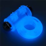Lumino Play Vibrating Penis Ring Blue Light - Image 3