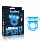 Lumino Play Vibrating Penis Ring Blue Light - Image 7