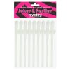 Luminous Willy Straws Pack of 9 by LOVETOY