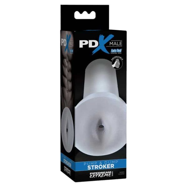 Male Pump and Dump Stroker Clear - Image 3