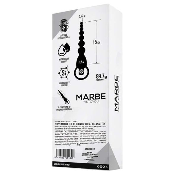 Marbe Anal Chain with Vibration USB Silicone - Image 4