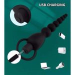 Marbe Anal Chain with Vibration USB Silicone - Image 5