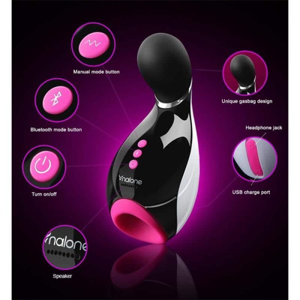 Masturbador Oxxy Black & Fuchsia - Image 5