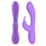 Mauve Mauve Liquefied Silicone Unibody Vibe USB Purple - Image 3