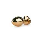 Metal Anal Plug No. 7 - Gold / Pink - Image 2