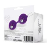 Misha Double Kegel Balls Silicone Purple - Image 3