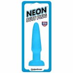 Neon Butt Plug Blue - Image 2