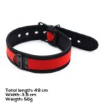 Neoprene Puppy Collar Adjustable Red - Image 7
