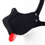 Neoprene Puppy Face Mask Adjustable and Desmontable Black - Image 2