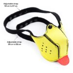 Neoprene Puppy Face Mask Yellow - Image 7
