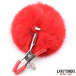 Nipple Clamps Adjustable with Fur - Image 2