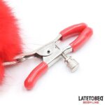 Nipple Clamps Adjustable with Fur - Image 3