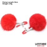 Nipple Clamps Adjustable with Fur - Image 4