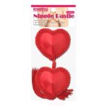 Nipple Covers Reusable Heart Red - Image 2