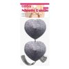 Nipple Covers Reusable Silver Glitter by LOVETOY image 2
