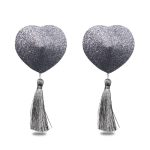 Nipple Covers Reusable Silver Glitter - Image 3