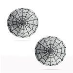 Nipple Covers Reusable Spider Pattern Silver - Image 3