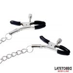 Nipple clamps with Chain  - Bitch - Image 6