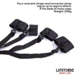 Nylon Velcro Bed Restraints with Plastic Hook - Image 5