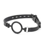 O Ring Ball Gag 5 cm Black - Image 2