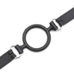 O Ring Ball Gag 5 cm Black - Image 6