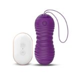 Orio Huevo Vibrating and Telescopic Up and Down Movement Remot Control Purple - Image 2