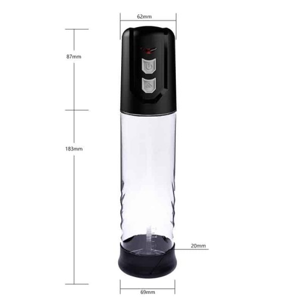 PSX10 Automatic Penis Pump Crystal - Image 5