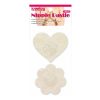 Pack Nipple Covers Flower and Heart Beige by LOVETOY image 2