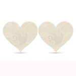 Pack Nipple Covers Flower and Heart Beige - Image 3