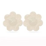Pack Nipple Covers Flower and Heart Beige - Image 4