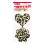 Pack  Nipple Covers Flower and Heart Leopard - Image 2