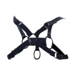 Party Black Chest Harness Adjustable One Size - Image 3