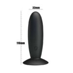 Pretty Love Vibrating Butt Plug Anal Black - Image 7