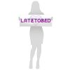 Promotional Sign Latetobed 60 cm x 22 cm by LATETOBED image 2