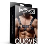 Quovis Male Chest Bondage Harness Vegan Leather - Image 3