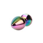 Rainbow Gem Multicolored Anal Plug with Jewel Size M - Image 5