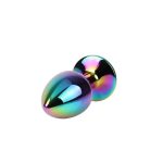Rainbow Gem Multicolored Anal Plug with Jewel Size S - Image 5