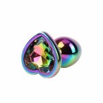 Rainbow Heart Gem Plug Size S - Image 3