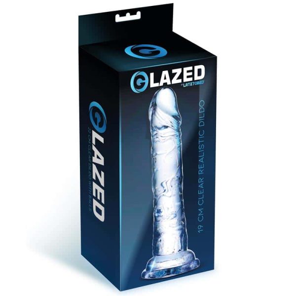 Realistic Dildo Crystal Material 19 cm - Image 2