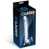 Realistic Dildo with Testicles Crystal Material 18 cm by GLAZED image 2