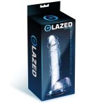 Realistic Dildo with Testicles Crystal Material 20 cm - Image 2