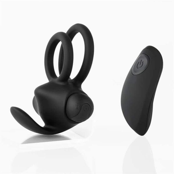 Reerin Dual Vibrating Ring USB Remote Control USB Silicone - Image 4