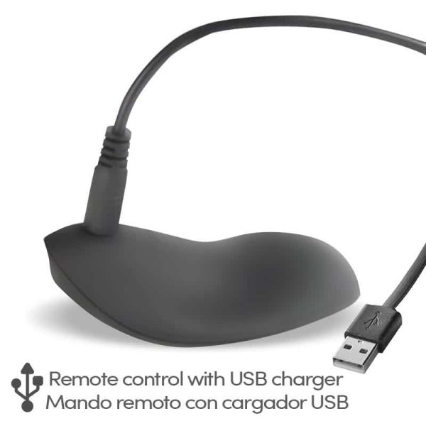 Reerin Dual Vibrating Ring USB Remote Control USB Silicone - Image 5
