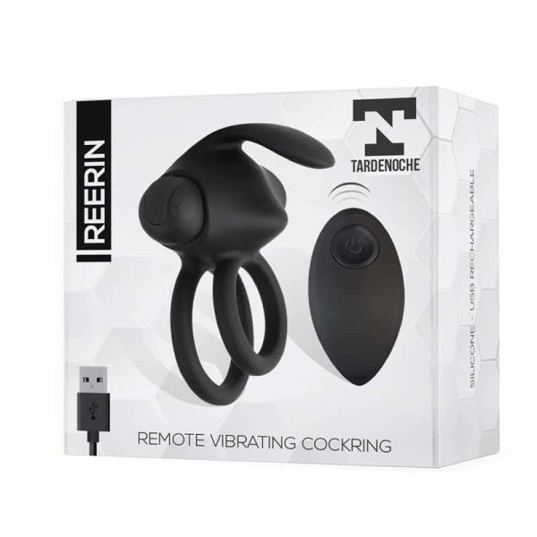 Reerin Dual Vibrating Ring USB Remote Control USB Silicone - Image 6
