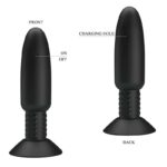Remote-Controlled Anal Plug with Vibration and Rotation - USB - Image 4