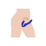 Revolver II Vibrating Strapless Strap On Dildo Blue - Image 3