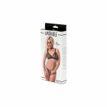Open Bra and Briefs Leopard One Size - Image 2