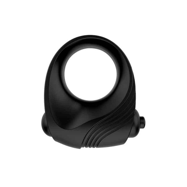 Romeri Ring + Vibrating Bullet Silicone Black - Image 5