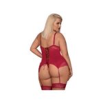 Rosalyne Corset and Thong Red - Image 4