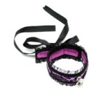 Satin Look Collar Purple - Image 3